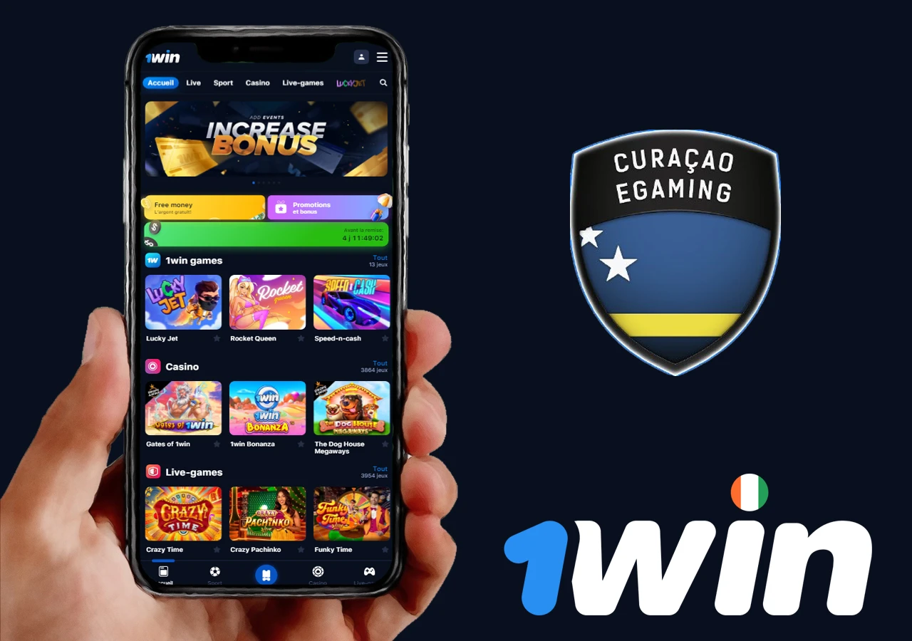 Faits saillants sur l'application de casino 1Win