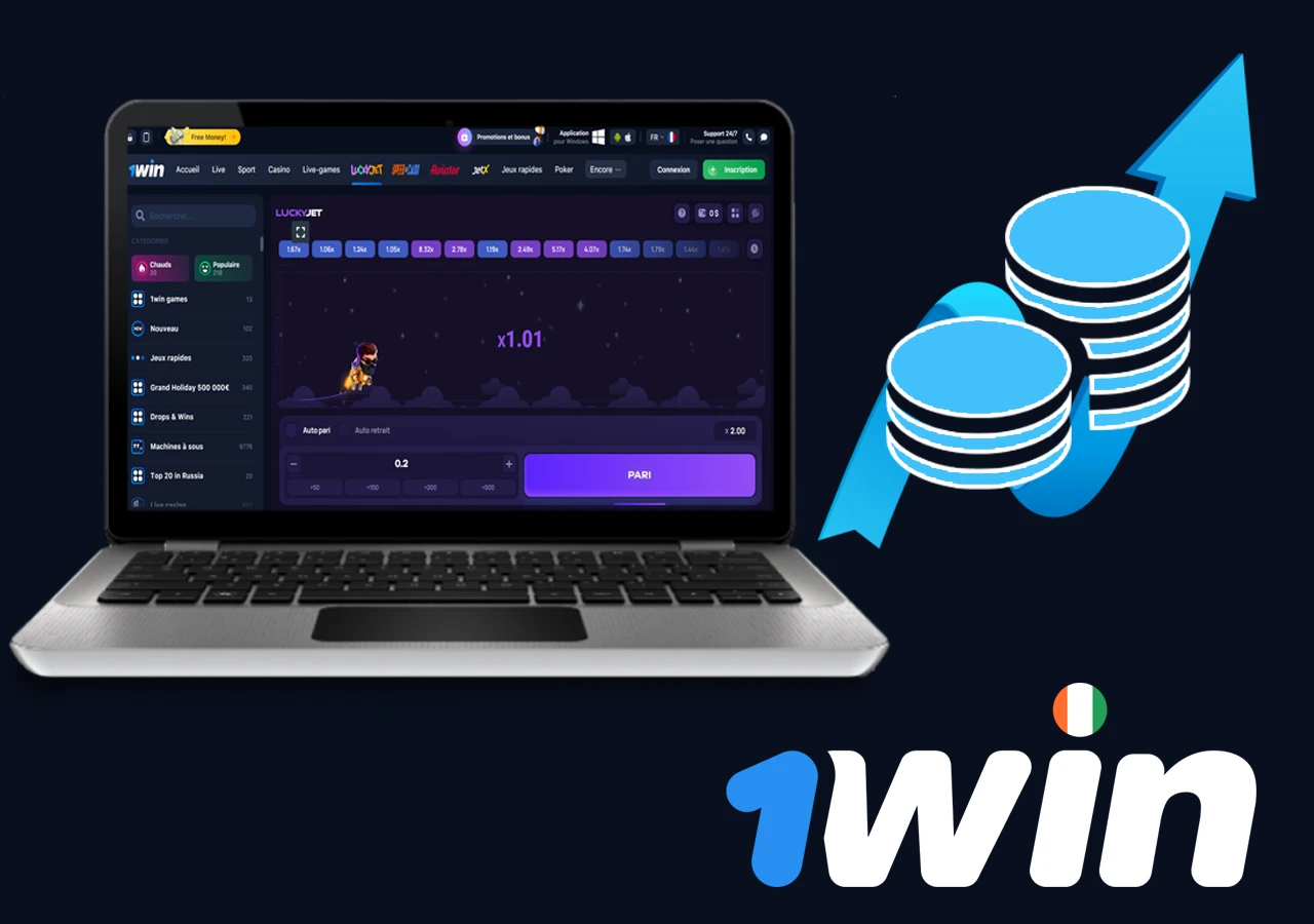 1Win Casino Lucky Jet compte de démonstration