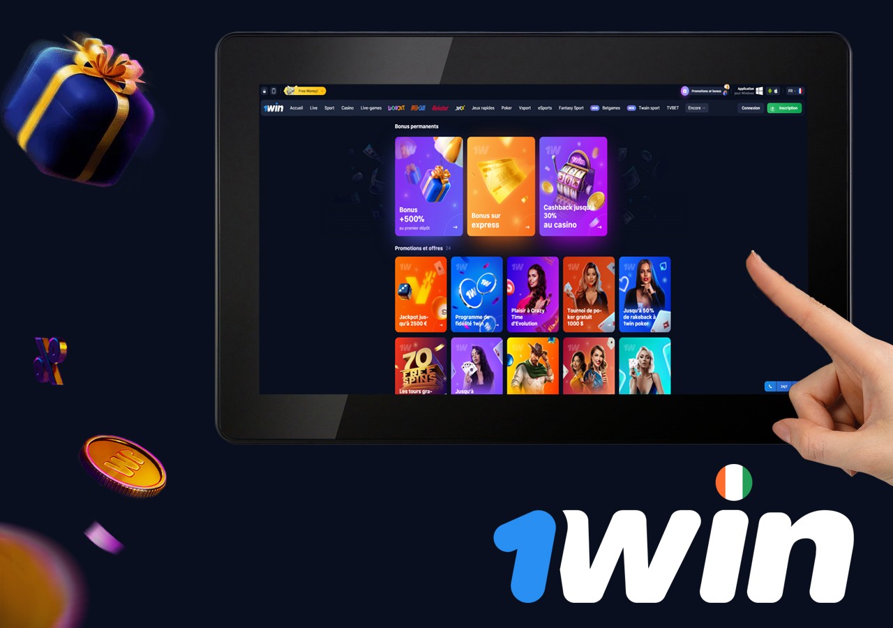 Bonus disponibles sur 1Win Casino
