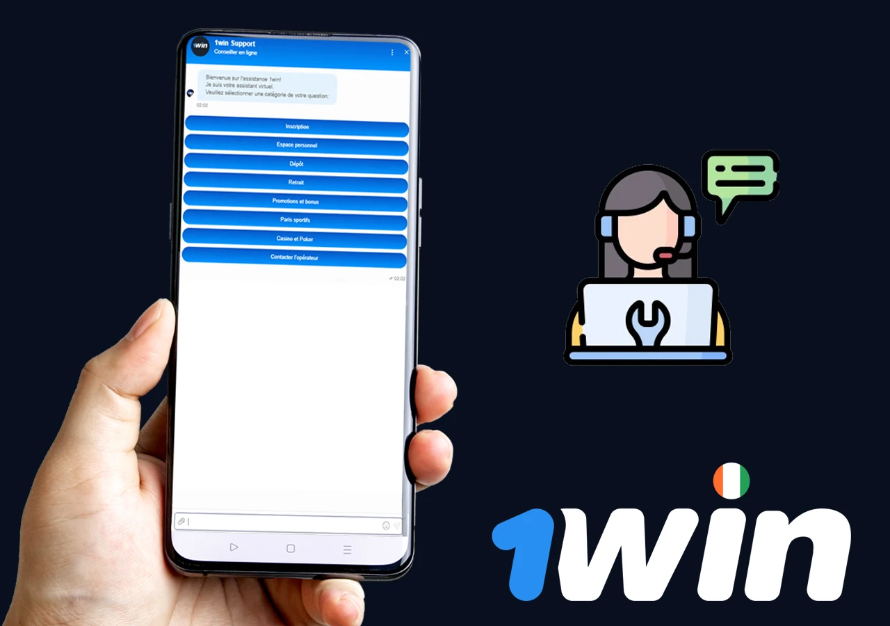 Le service clientèle de 1Win Casino