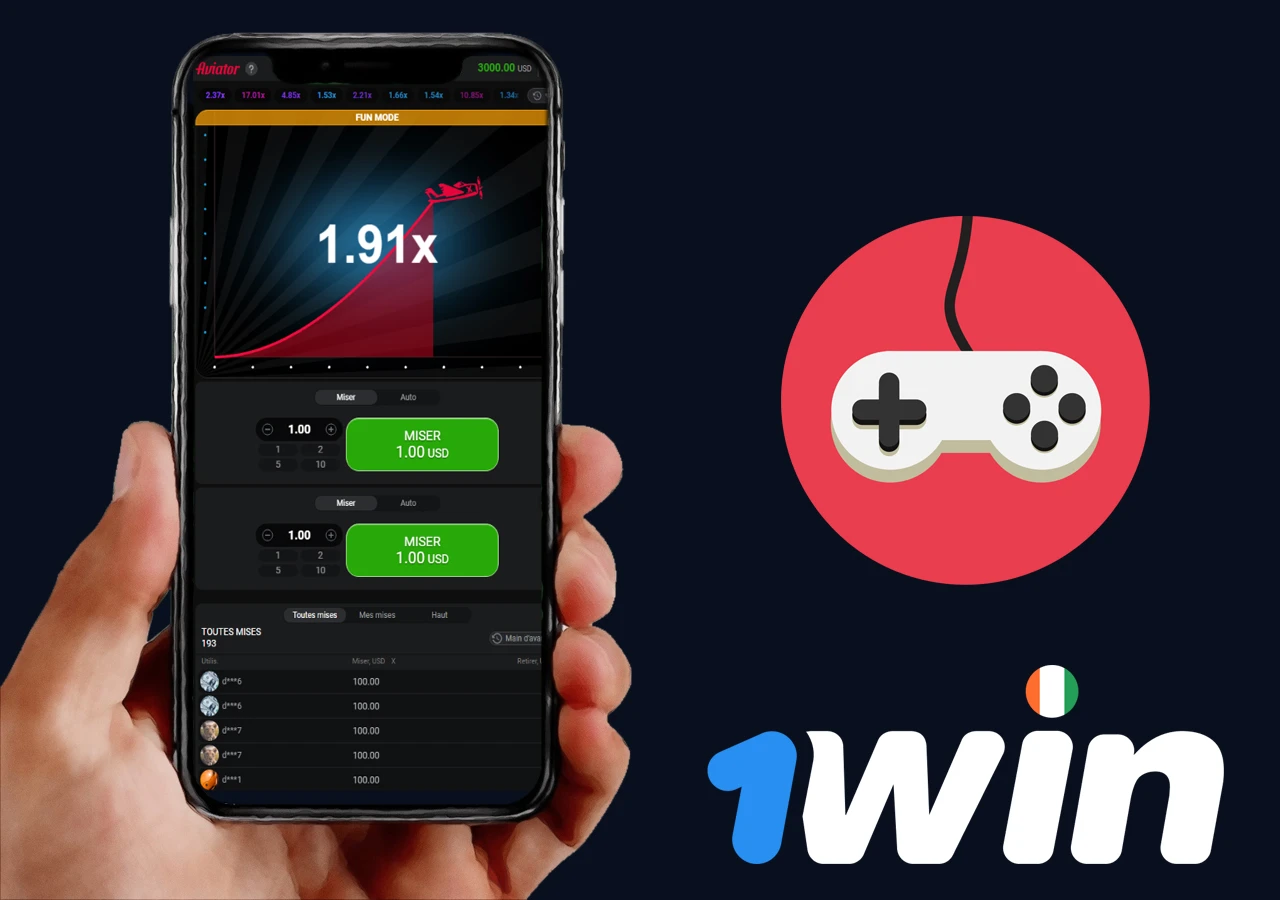 Jeu Aviator sur 1Win Casino