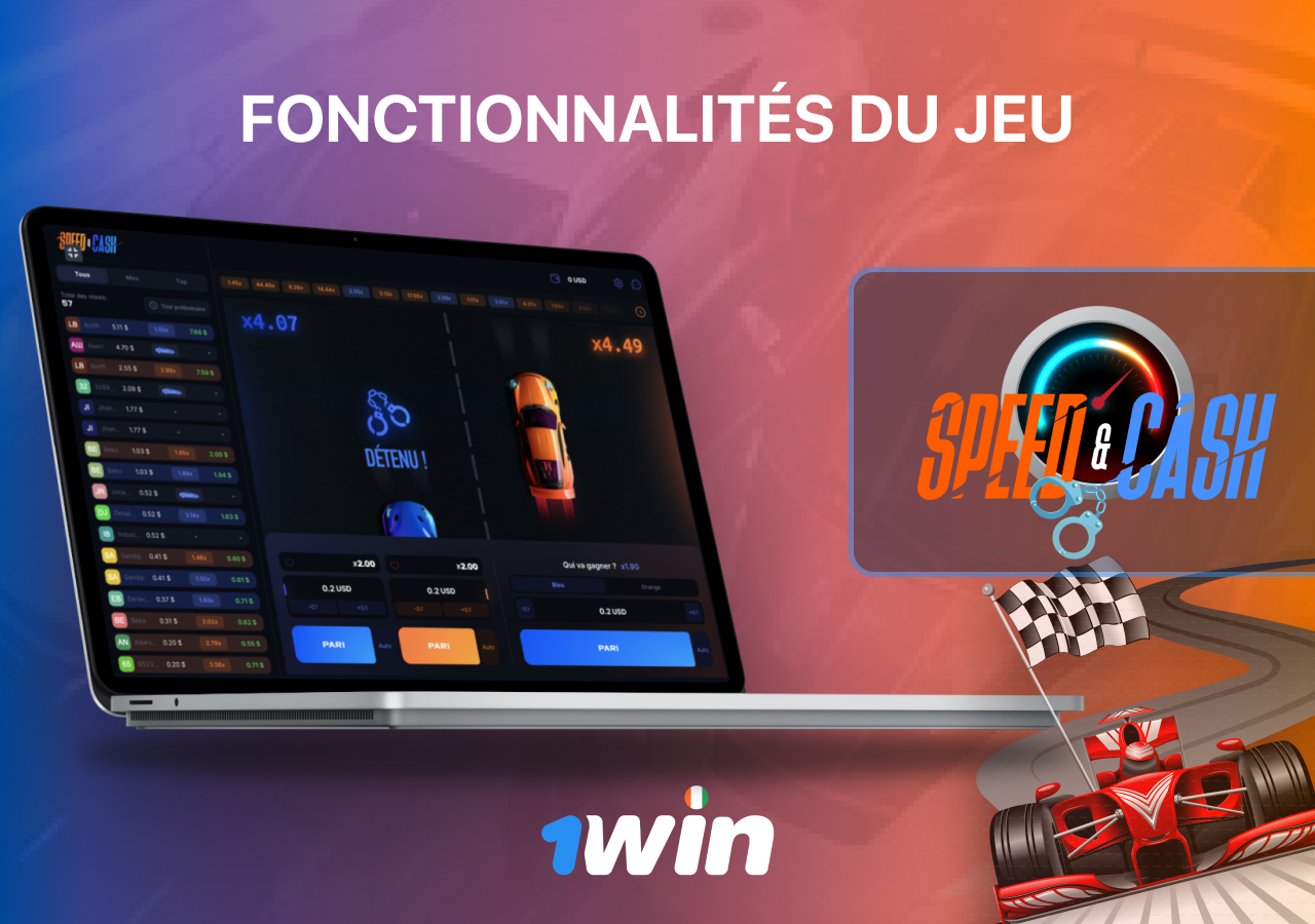 Caractéristiques du jeu Speed-n-Cash dans 1Win