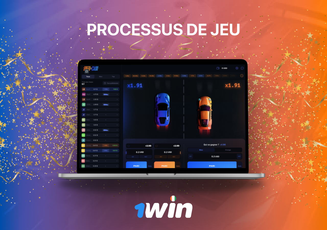 Le processus de jeu de Speed-n-Cash dans 1Win