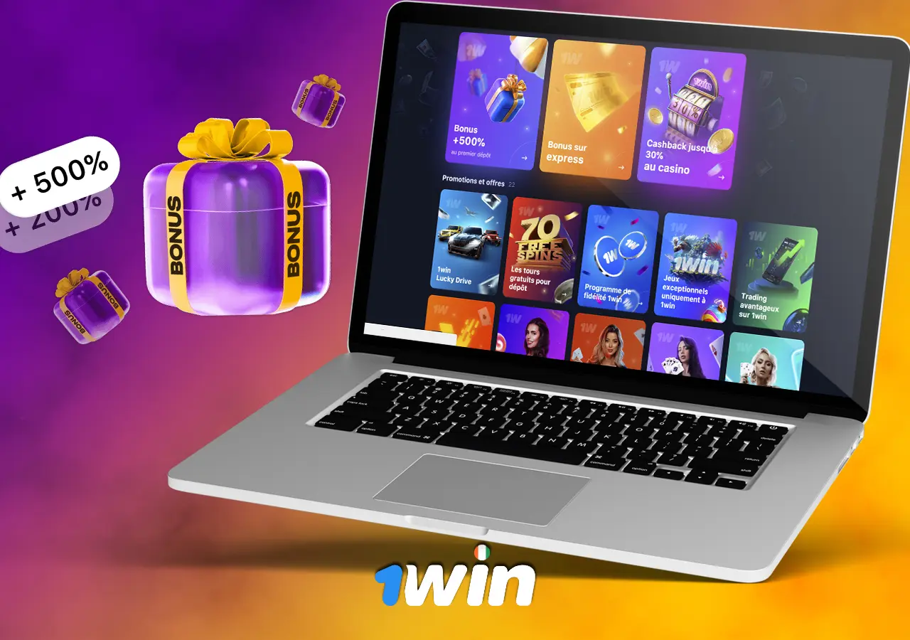 Bonus de bienvenue et autres promotions du casino 1Win