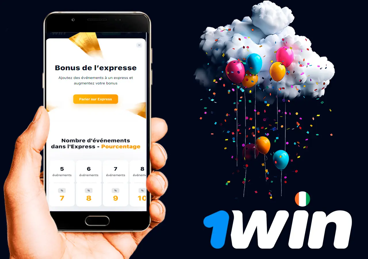 Un bonus intéressant pour les amateurs de paris express sur 1Win Casino