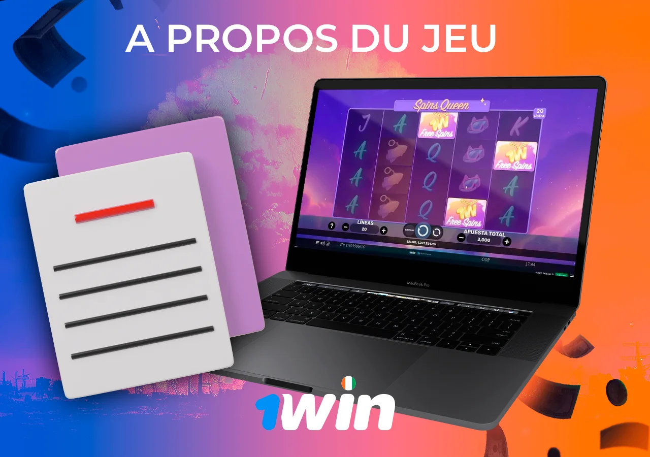 Ordinateur portable avec le jeu en cours, documents à côté